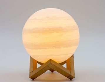 Double color touch 3D printing earth Jupiter lamp (Option: Jupiter-22CM-Upgrade)